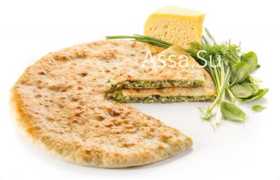 Пирог с сыром, шпинатом и др. зеленью «Кардагджин»