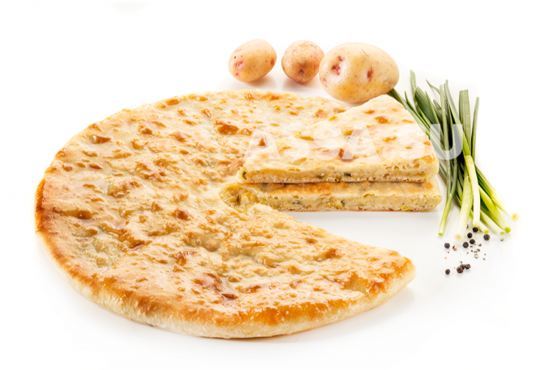 Осетинский пирог с картошкой и луком (Картофджын)