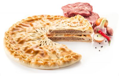 Осетинский пирог с мясом «Фыдджин» (говядина халял)