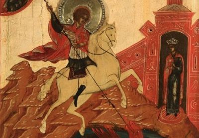 Самый почитаемый святой и покровитель осетинского народа Георгий Победоносец