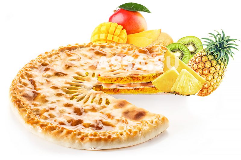 Фирменный осетинский пирог с экзотическими фруктами