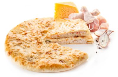 Пирог с курицей, сыром и грибами «Паддзахон» («Царский»)