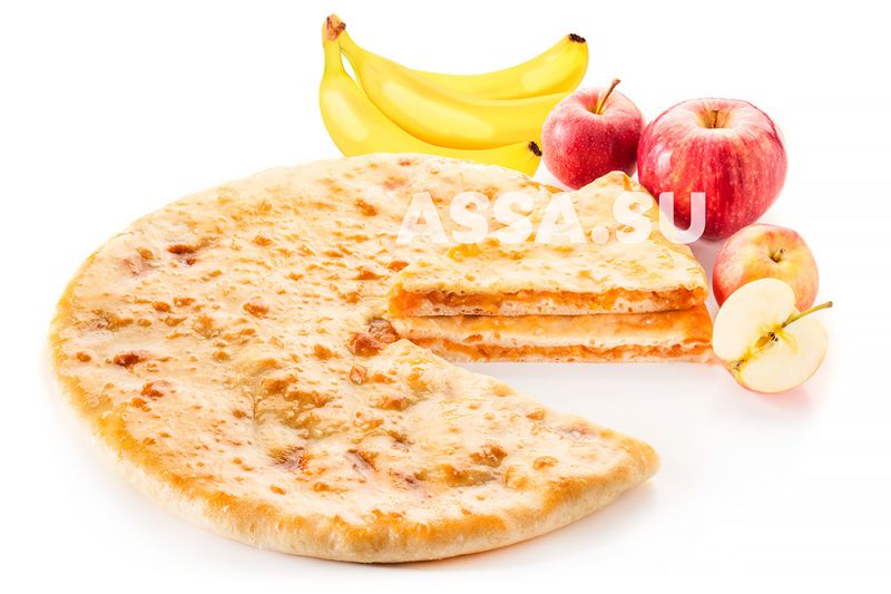 Фирменный осетинский пирог<wbr />   с яблоком и бананом